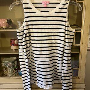 Lilly Pulitzer Cold Shoulder Sweater XS
